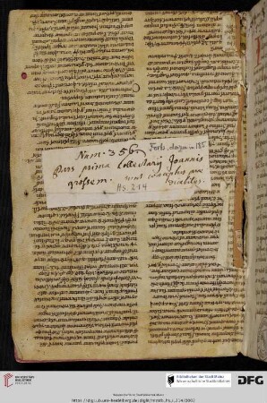 aus einer Hs. des 12./13. Jhs.: Expositio psalmorum