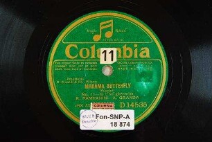 Madama Butterfly : No. 11; Io t'ho ghermita / (Puccini)