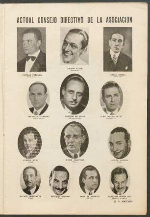 Actual Consejo Directivo de la Asociación [Fotografías]