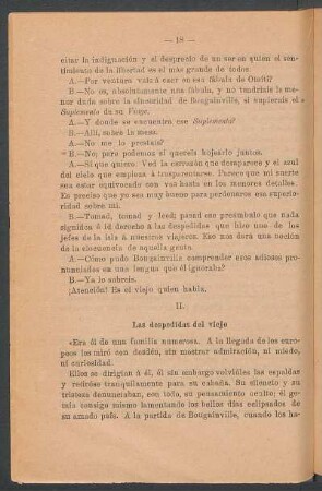 II : Las despedidas del viejo