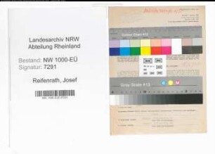 Entnazifizierung Josef Reifenrath, geb. 27.02.1909 (Landw.Verwalter)