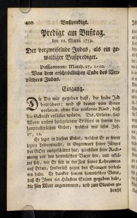 400-405, Text; Eingang; Gebet