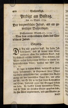 400-405, Text; Eingang; Gebet