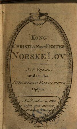 Kong Christian den Femtes Norske Lov