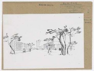 Schaubild: Neanderviertel. Berlin, Mitte, Heinrich-Heine-Straße (bis 1960 Neanderstraße)