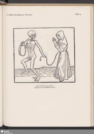 Tafel 25: L. Baehr, Heidelberger Totentanz
