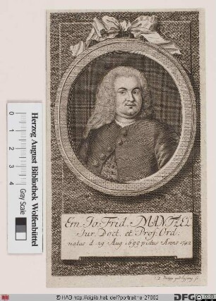 Bildnis Ernst Johann Friedrich Mantzel d. Ä.