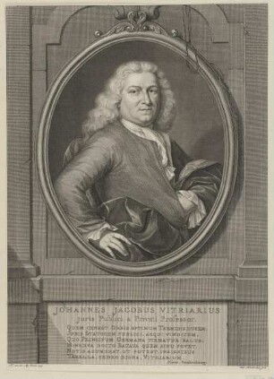 Bildnis des Johannes Jacobus Vitriarius
