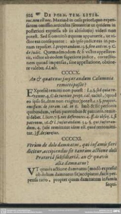 De Poen. Tem. Litig.