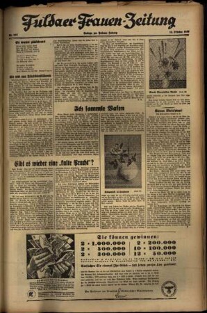 Zweite Ausgabe vom Dienstag, den 12. Oktober 1937.
