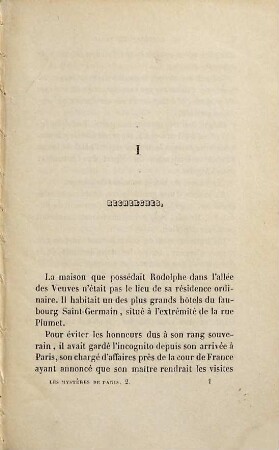 Les mystères de Paris, 2