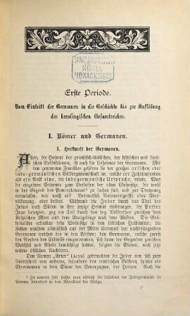 Geschichte des deutschen Volkes : mit einem Porträt des Kaisers Wilhelm II.