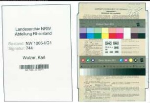 Entnazifizierung Karl Walzer , geb. 15.06.1906 (Feuerwehrmann)