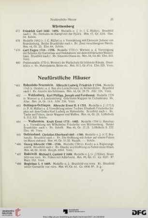 Neufürstliche Häuser (Nr. 481-492)