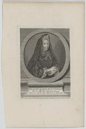 Bildnis der Jeanne Marie Bouvieres De la Mothe Guion