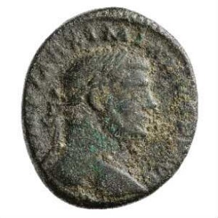 Münze, Follis, 296 - 297 n. Chr.