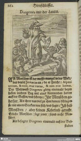 Diogenes mit der Latern