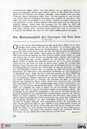 14: Ein Madonnenbild des Geertgen tot Sint Jans