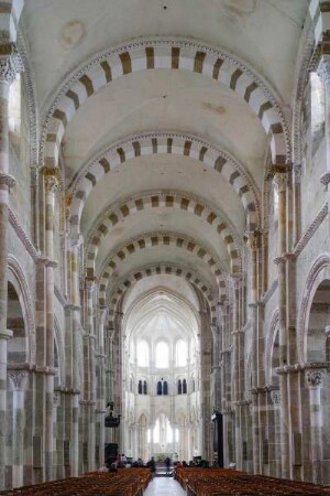 Frankreich. Bourgogne. Yonne. Vezelay. Basilique Sainte Madeleine