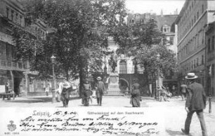 Leipzig: Göthedenkmal auf dem Naschmarkt