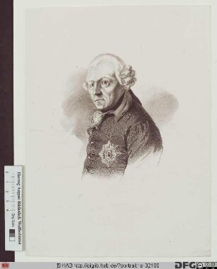 Bildnis Friedrich II. der Große, König von Preußen (reg. 1740-86)