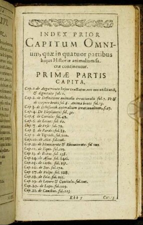 Index Prior Capitum Omnium [...]
