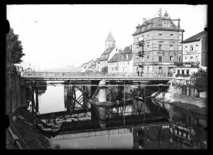 Bau der Tauberbrücke