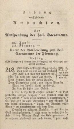 Anhang verschiedener Andachten.