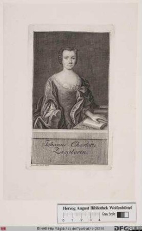 Bildnis Johanna Charlotte Unzer, geb. Ziegler