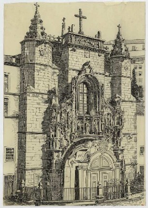 Sta. Cruz zu Coimbra, Westfront