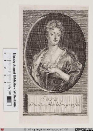 Bildnis Lady Sarah Churchill, Duchess of Marlborough, geb. Jennings