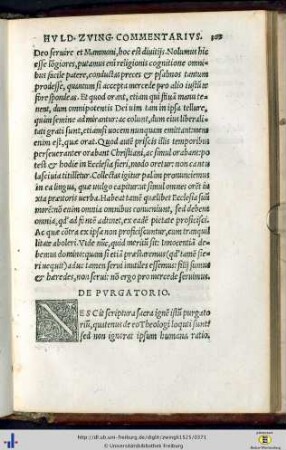 De purgatorio.