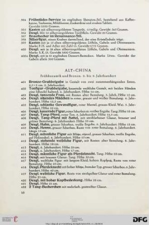 Alt-China (Nr. 401-427)
