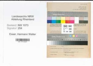 Entnazifizierung Hermann Walter Esser , geb. 03.11.1903 (Sparkassendirektor)