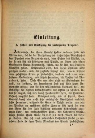 Die Dramen des Euripides, 11. Andromache