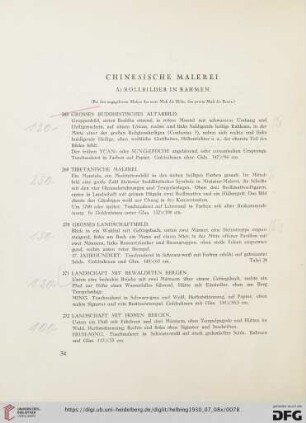 Chinesische Malerei (Nr. 268-334)