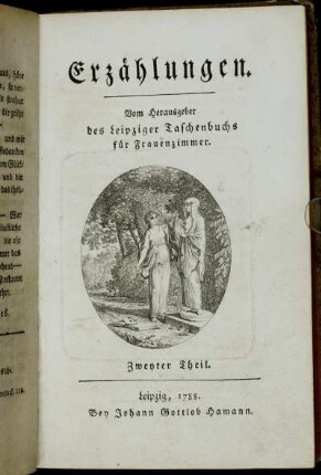 Theil 2: Erzählungen. Zweyter Theil