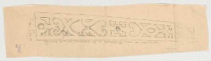 Thiersch, Friedrich von; München; Justizpalast - Ornament Kuppelgrat (Ansicht)