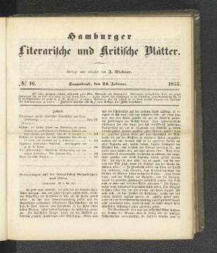 No. 16. 24. Februar 1855