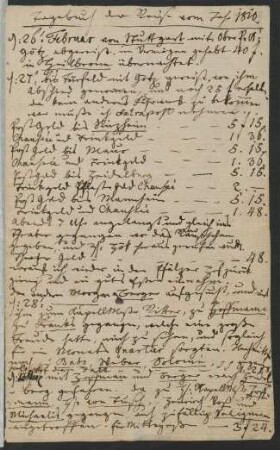 Februar & März 1810