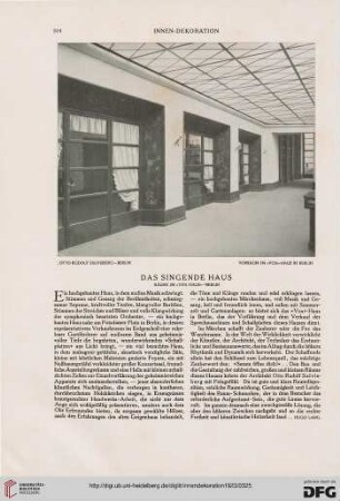 Das singende Haus: Räume im "Vox-Haus", Berlin