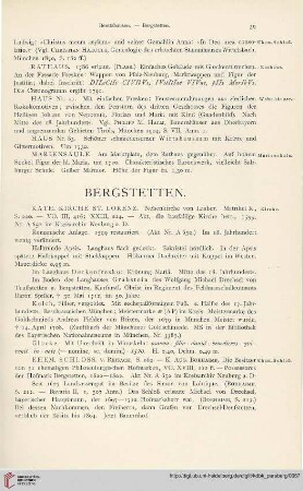 ⟦Bergstetten⟧