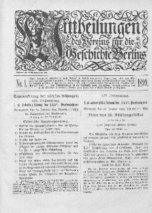 Tagesordnung der nächsten Sitzungen