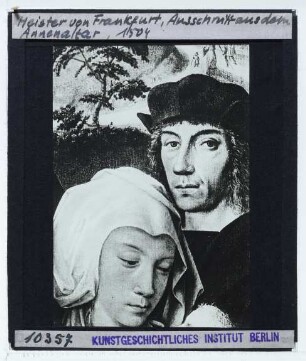 Der Meister von Frankfurt, Annenaltar : Ausschnitt Mitteltafel – Heilige Sippe