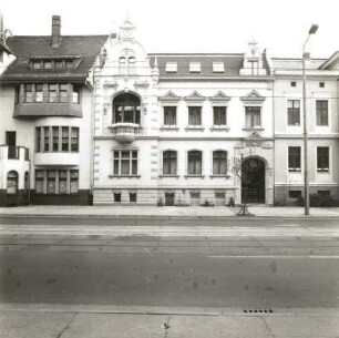 Cottbus. Wohnhaus (Sparkasse), Bahnhofstraße 20. 1896. Straßenfront