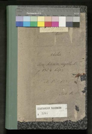 Kämmerei-Etat 1824