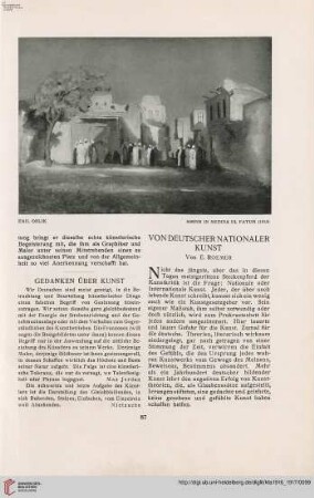 Gedanken über Kunst