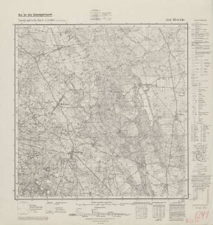 2684 Mroczno, Topographische Karte 1:25000 (4cm - Karte)