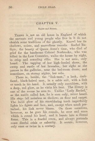 Chapter V. Sights and noises