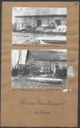 "RE" C1 A3859, abgeschossen von Jagdstaffel 12 bei L' Eglise